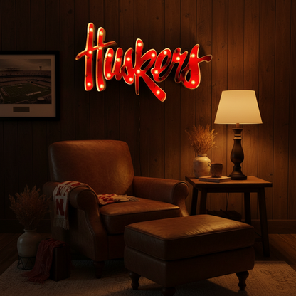 Nebraska Huskers Man Cave Lifestyle