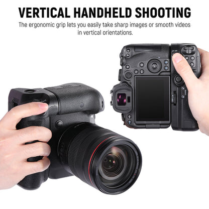 NEEWER BG-R10 Replacement Battery Grip is ideal for vertical handheld shooting.
