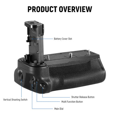 Product details of the NEEWER BG-R10 Replacement Battery Grip