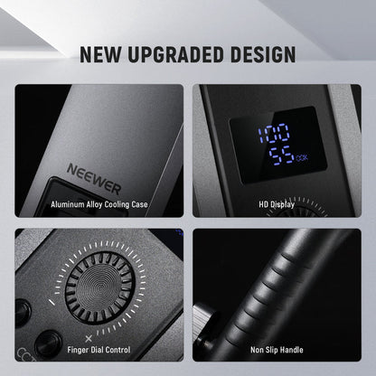 NEEWER BH20B LED Tube Light Kit features a new upgraded design.