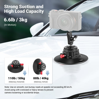 NEEWER CA013 6" Camera Suction Mount