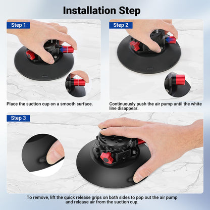 NEEWER CA013 6" Camera Suction Mount