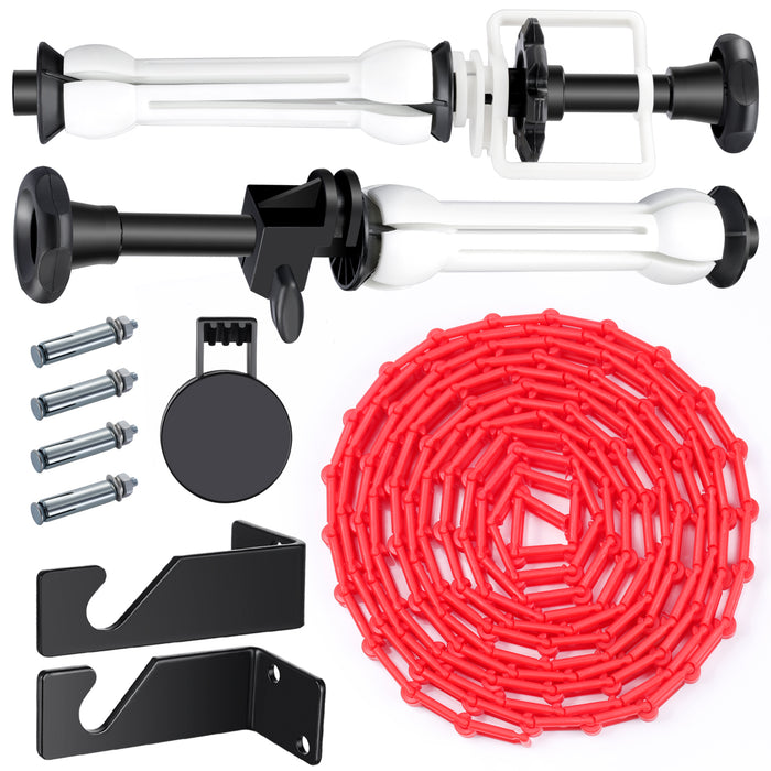 Product detail of the NEEWER Single Roller Wall Mounting Manual Background Support System