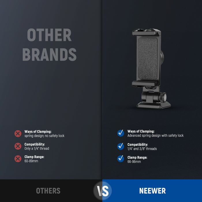 NEEWER SP-02 Smartphone Holder Tripod Mount Adapter