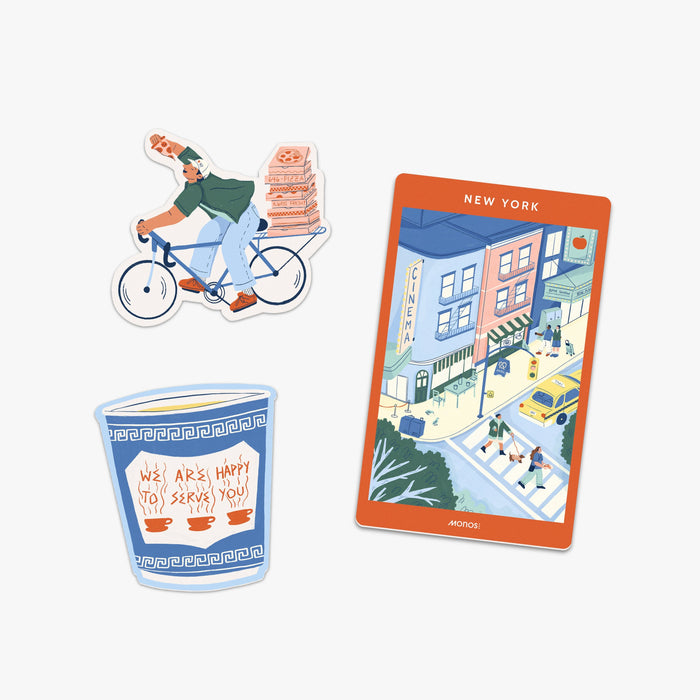 New York | New York Destination Stickers set of three