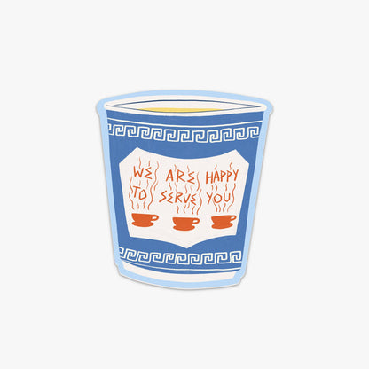 New York | Destination Stickers New York we are happy to serve you coffee cup