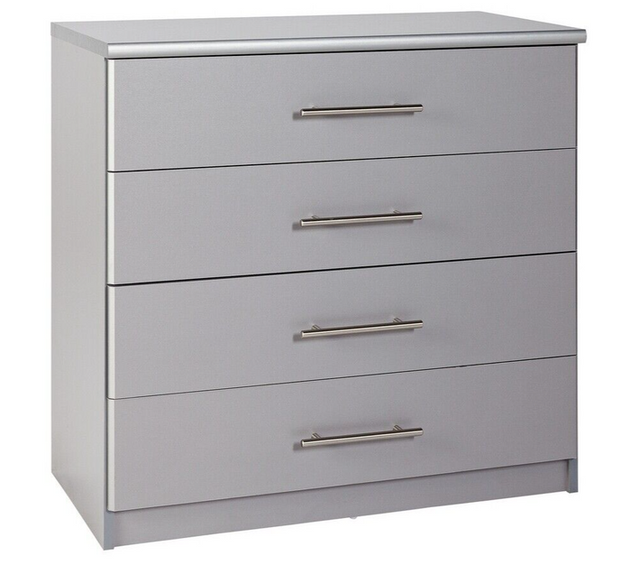 Normandy 4 Drawer Chest - Grey ( B Grade 40900 )