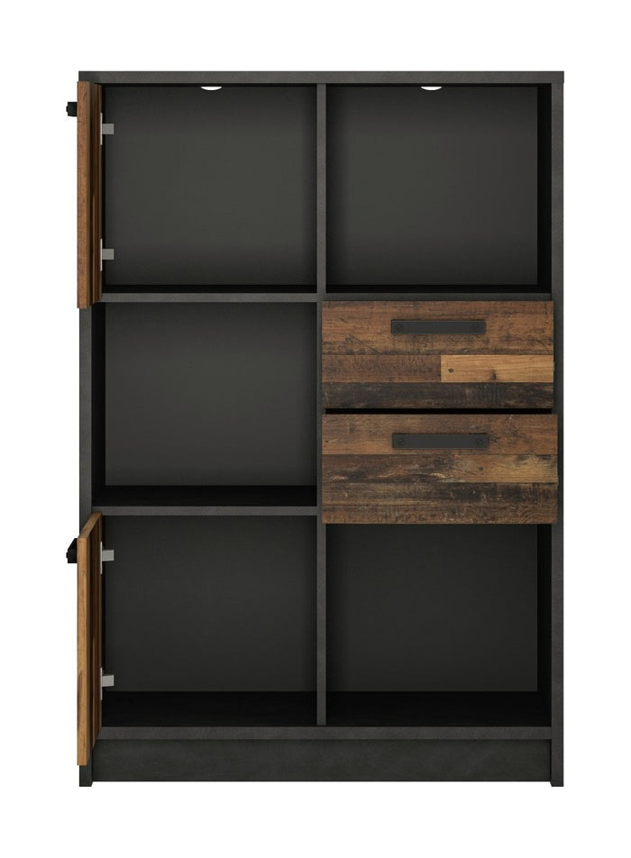 Nubi Deep Bookcase - Wood | Stylish Shelving Design