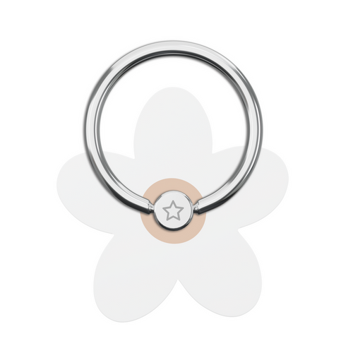 Nude Checkers Adhesive Phone Ring