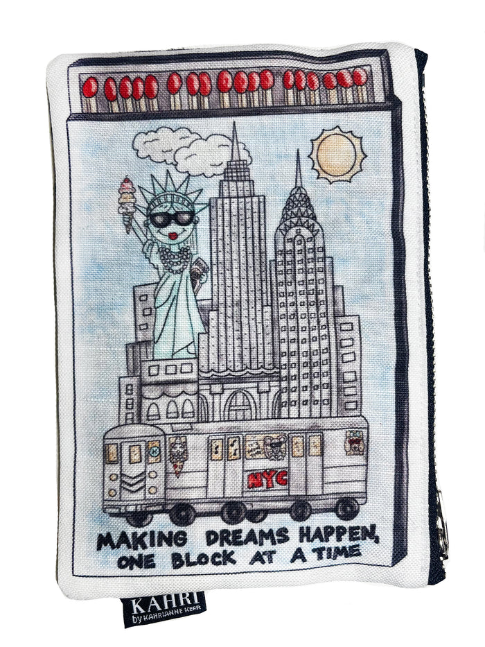 NYC Matchbook Coin Purse