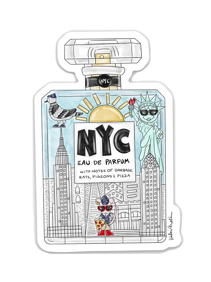 NYC Perfume Vinyl Sticker