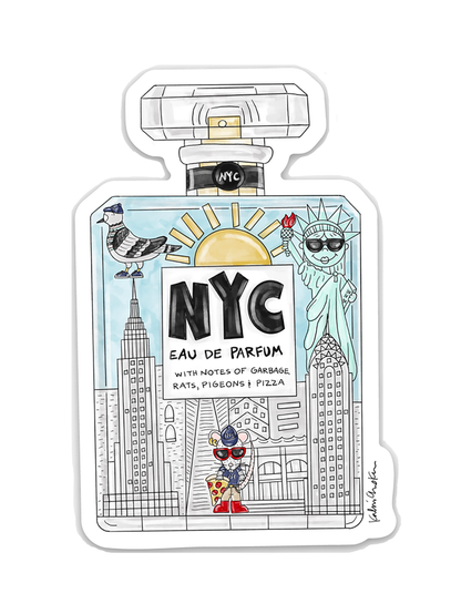 NYC Perfume Vinyl Sticker