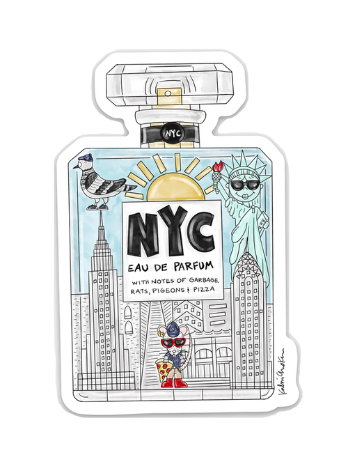NYC Perfume Vinyl Sticker