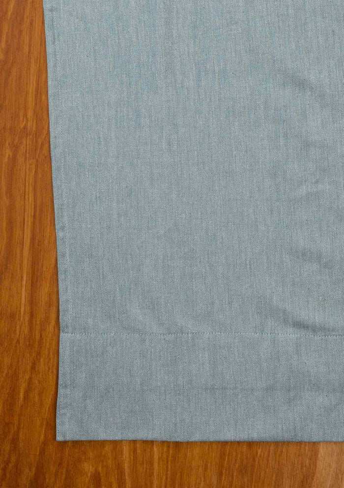 Ocean Teal Solid Linen Fabric