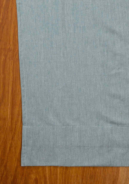 Ocean Teal Solid Linen Fabric