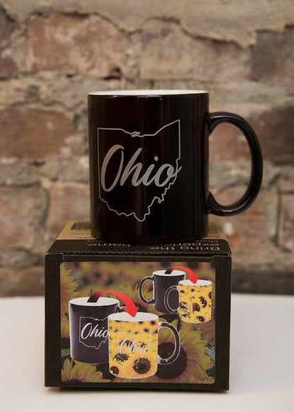 Ohio Sunflower Color Changing Mug