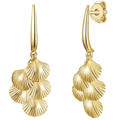 Ohrhänger gold Muschel