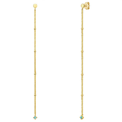 Ohrstecker gold hängend