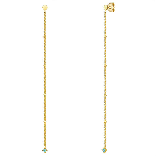 Ohrstecker gold hängend