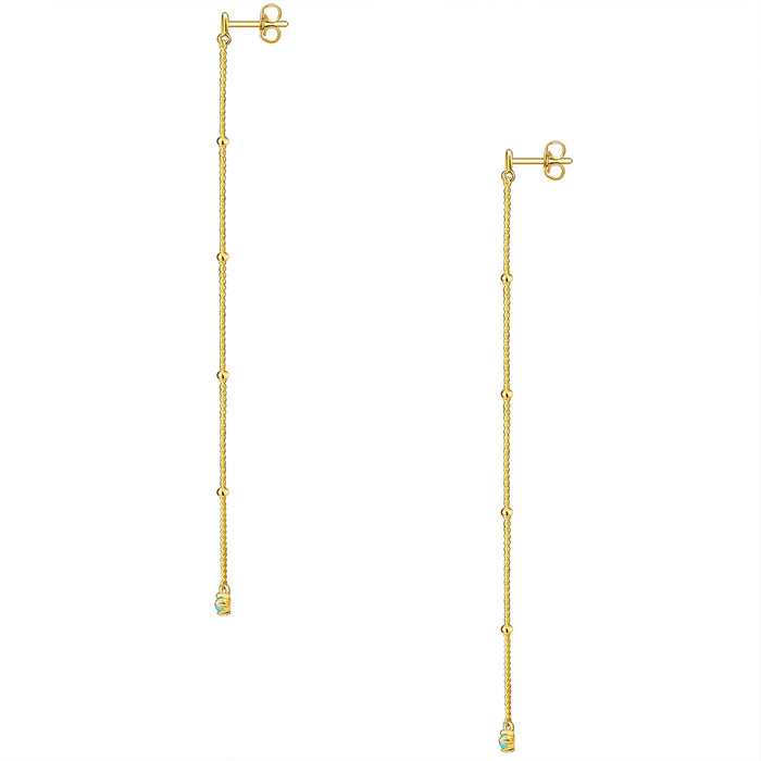 Ohrstecker gold hängend