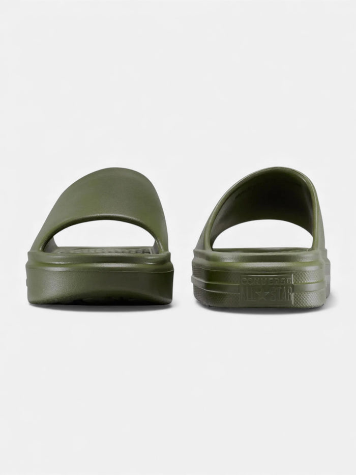 Ojotas Converse Essential Slide Slip Verde Militar