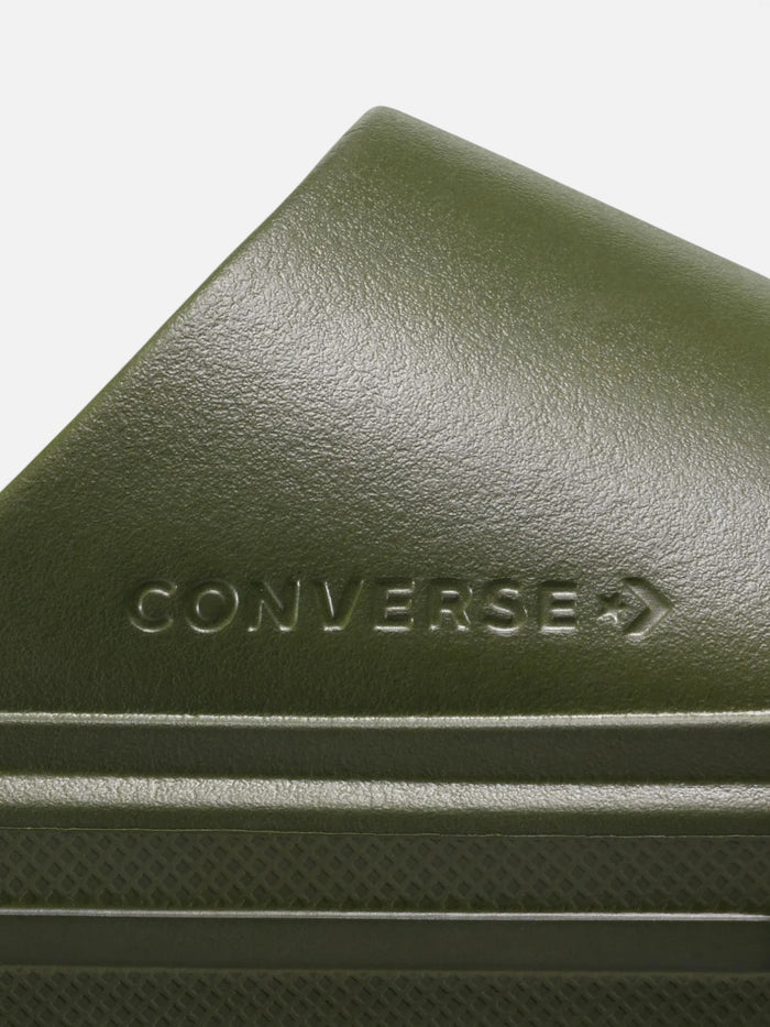 Ojotas Converse Essential Slide Slip Verde Militar