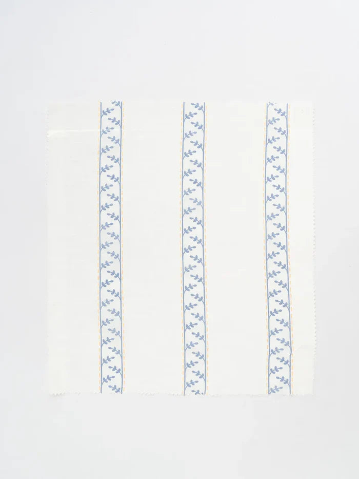 Oriental Stripe 100% Cotton Sheer Printed Customizable blind for livingroom & Bedrooms-Light Filtering