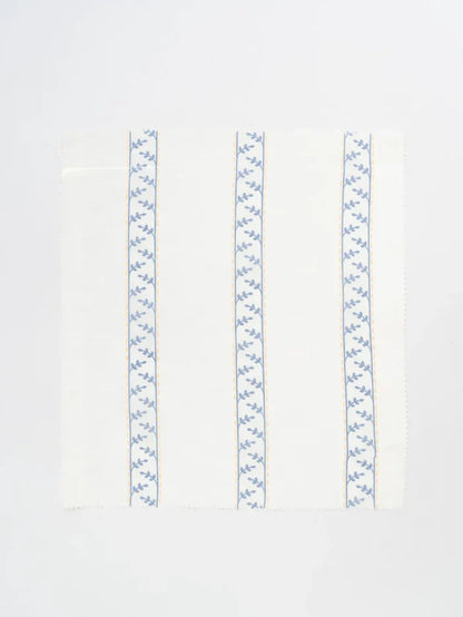 Oriental Stripe 100% Cotton Sheer Printed Customizable blind for livingroom & Bedrooms-Light Filtering