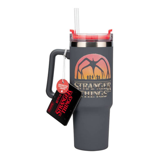Paladone Stranger Things 5 900ml Insulated Cup and Straw