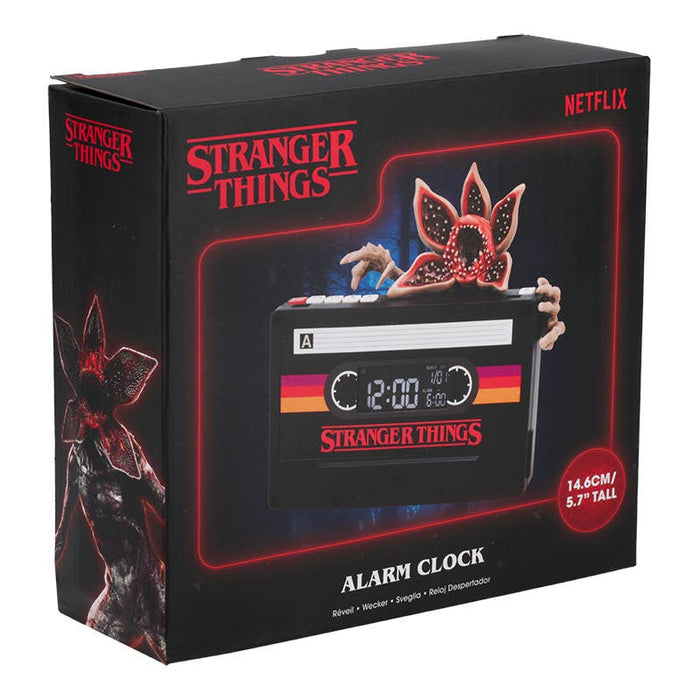 Paladone Stranger Things Season 5 - Demogorgon Cassette Alarm Clock - Kryptonite Character Store