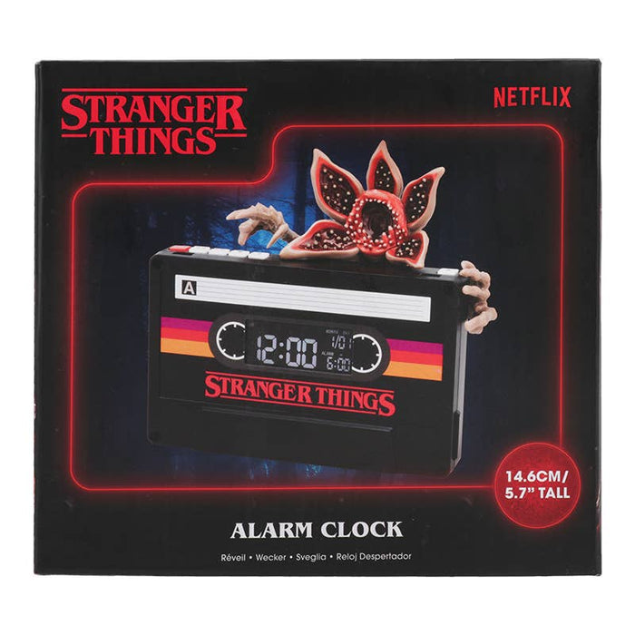 Paladone Stranger Things Season 5 - Demogorgon Cassette Alarm Clock - Kryptonite Character Store