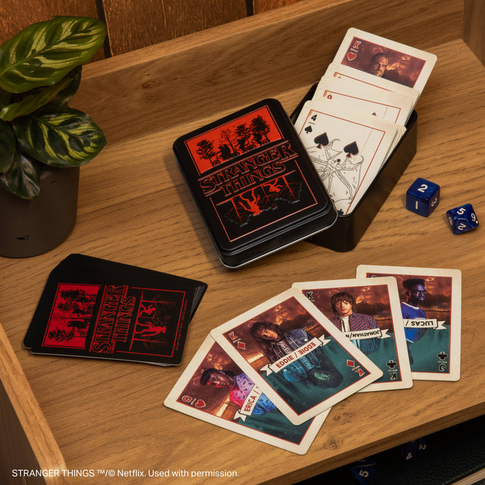 Paladone Stranger Things Season 5 - Playing Cards in a Tin - Kryptonite Character Store