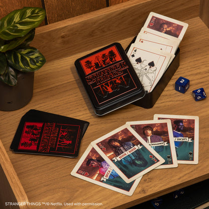 Paladone Stranger Things Season 5 - Playing Cards in a Tin - Kryptonite Character Store