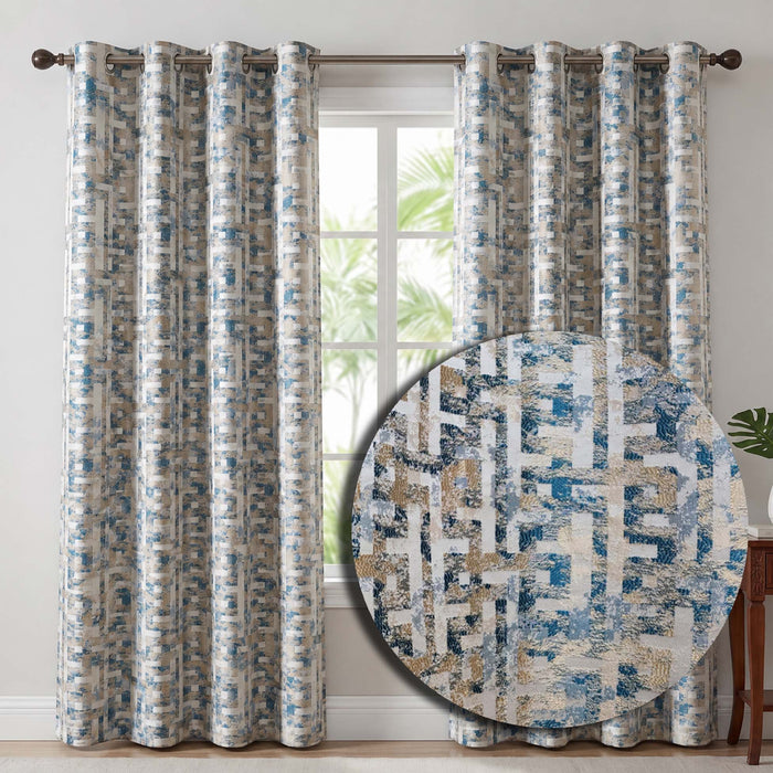 Palazzio Jaquard Panels | Heavy Satin Jacquard (Buy 1 Get 1 Free)