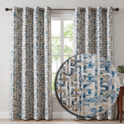 Palazzio Jaquard Panels | Heavy Satin Jacquard (Buy 1 Get 1 Free)
