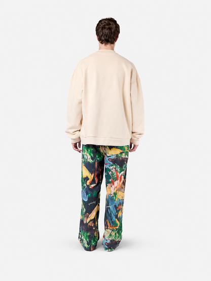 Pantalon Buzo Elepants Estampado Laguna Azul