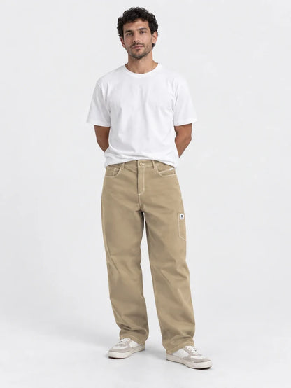 Pantalon Familyarg Big Pants Beige — vista principal