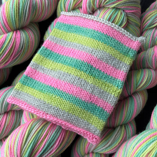 Pastel Party - Self Striping Merino Nylon Sock & DK