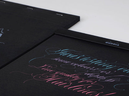Paul Antonio "Pascribe" Black Calligraphy Pad