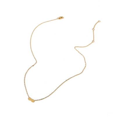 Linny & Co. Peanut Gold Necklace