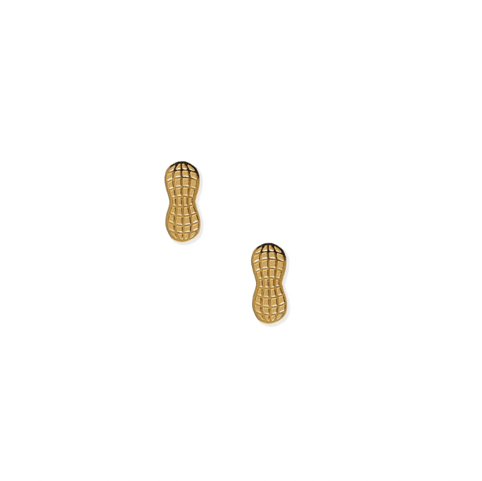 Linny & Co. Peanut Screwback Earrings