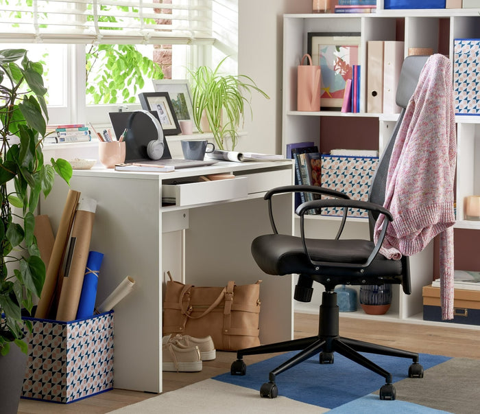 Pepper 2 Drawer Desk - White