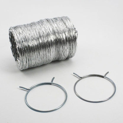 Perfect Draft Metal Adapter & Flexible Hose with Clamps for BBQ Blower 2.0 - Smoker Guru