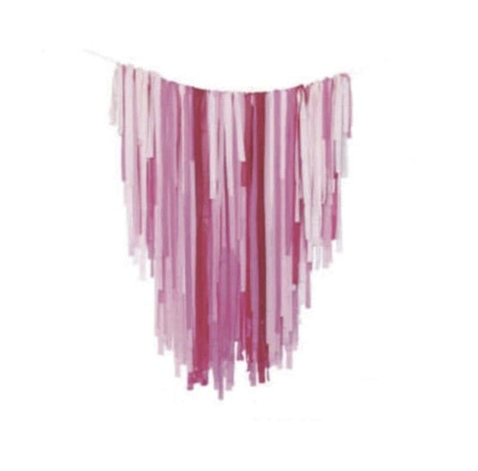 Wants And Wishes Party Perfectly Pink Streamer Backdrop