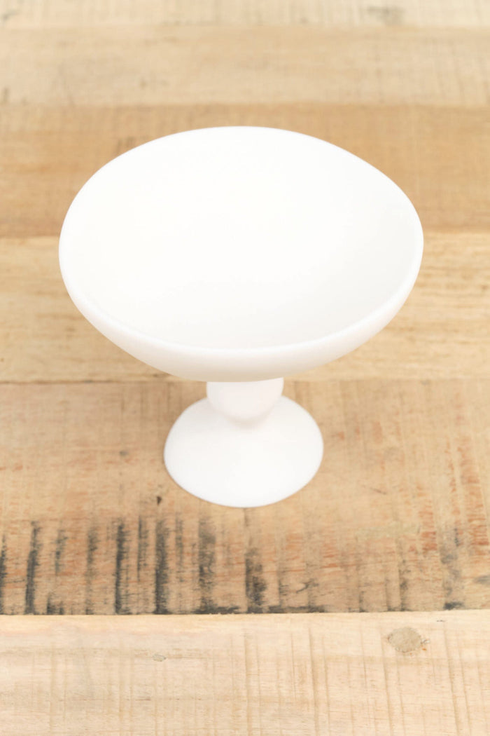 Tina Frey Designs Home Kitchen Serving Petite Pedestal Bowl White / 4.5″ Dia X 4″ H