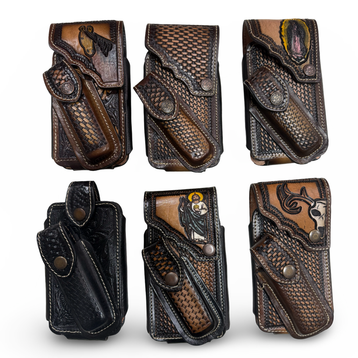 Phone Case with Built-In Knife Holder Pouch