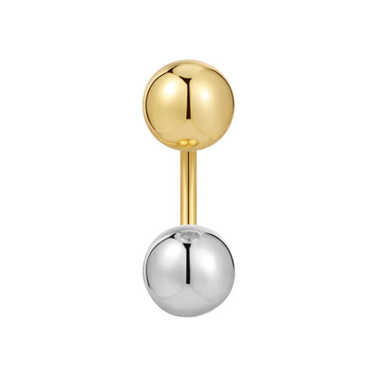 Piercing BICOLOR gold/silber