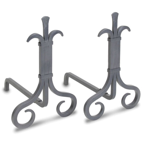 Pilgrim - 11" Natural Iron Grand Forge Andiron