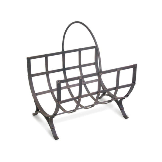 Pilgrim - 18" Distressed Bronze Manor Wood Holder