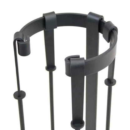 Pilgrim - 22" 4-Piece Black Mid Century Tool Set